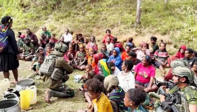 
Pasca Operasi, Satgas Yonif 712/WT Bangun Harapan Baru Untuk Warga Soanggama Papua