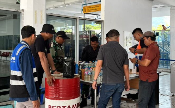Mesin X-Ray Endus Puluhan Botol Miras Ilegal  Gagal Ikut KM Dorolonda