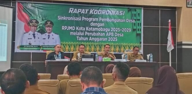 
Pemkot Kotamobagu Sinkronkan Program Pembangunan Desa dengan RPJMD 2025–2029