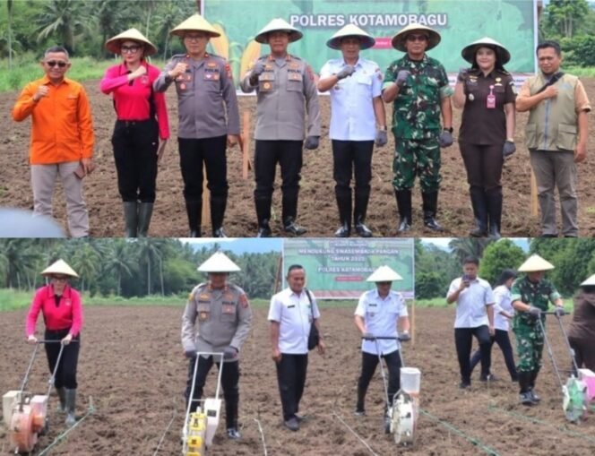 
Kapolres Kotamobagu Pimpin Lansung Penanaman Jagung Serentak Kuartal lV 2025, Dukung Swasembada Pangan