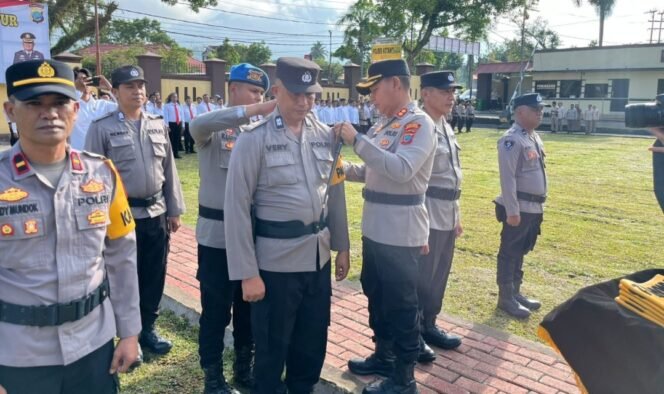 
Kapolres Kotamobagu Launching Nomenklatur Jabatan Pamapta