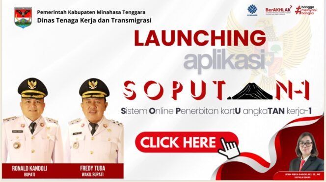 
Permudah Urus Kartu AK-1, Bupati Mitra Launching Aplikasi SOPUTAN1