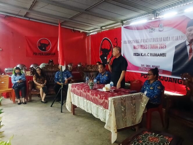 
Reses di Mapanget, Reza Rumambi Serap Sejumlah Aspirasi Masyarakat