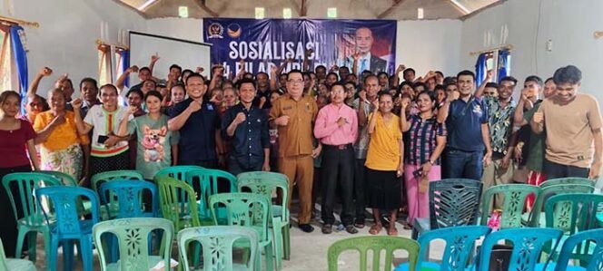 
Anggota MPR RI dari Fraksi NasDem, Viktor Bungtilu Laiskodat – Sosialisasi Empat Pilar Kebangsaan Kedua Digelar di Rote Ndao