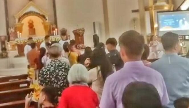 
Gereja Katholik Bunda Hati Kudus Di Manado Gelar Misa Pesta Keluarga Kudus Yesus Dari Nazareth, Bunda Maria dan St Yusuf