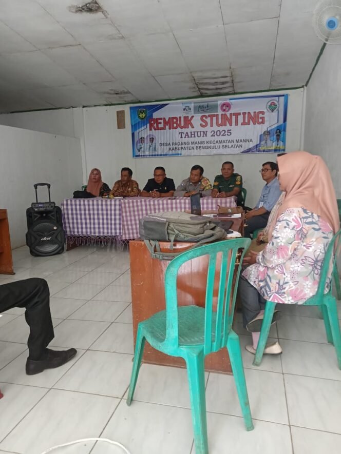 
Pemerintah Desa Padang Manis Melaksanakan Rembuk Stunting Sebagai Upaya Terpadu Penurunan Stunting