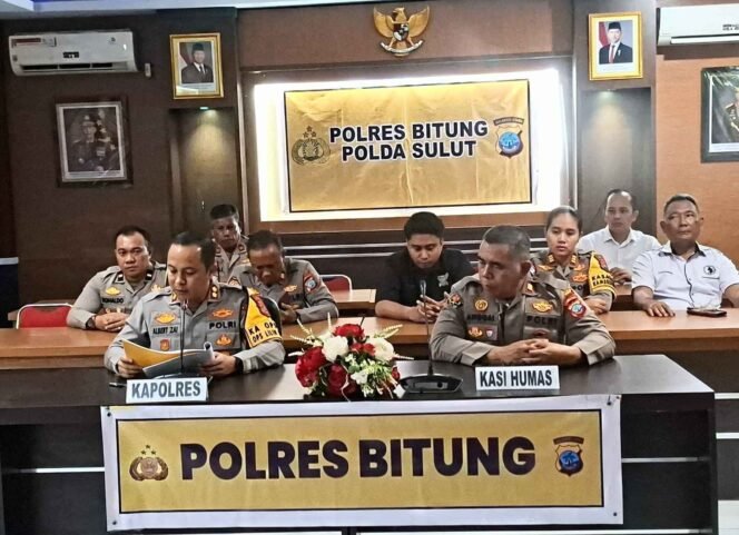 
Rilis Akhir Tahun 2025, Polres Bitung Laporkan Tren Kamtibmas Menurun
