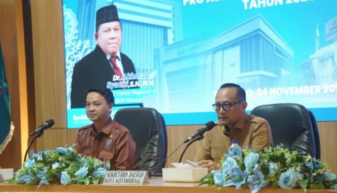 
Sekda Kotamobagu Buka Kegiatan Profiling ASN di Kantor Regional XI BKN Manadoo