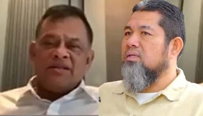 
Foto : Jenderal TNI Purn. Gatot Nurmantiyo (Kiri) Ketua Umum FTA Tata Kesantra (Kanan)