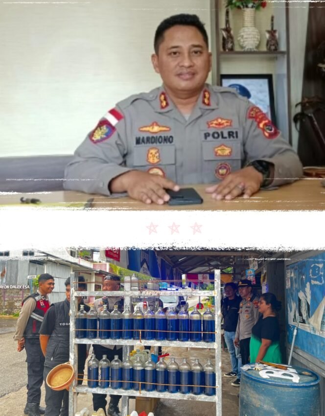 
KAPOLRES ROTE NDAO AKBP MARDIONO TINDAK TEGAS, KABAG OPS TERJUN LANGSUNG CEK PENJUALAN BBM