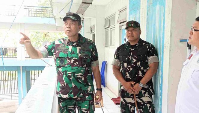 
Danrem 131/Santiago Tinjau Rusunawa untuk Batalyon Teritorial Pembangunan di Bitung