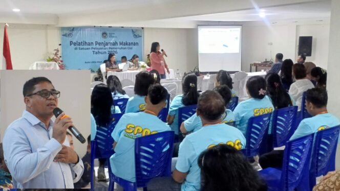 
Pengelola SPPG Sitaro Ikuti Pelatihan Penjamah Makanan, Satgas MBG Tekankan Standar Keamanan Pangan