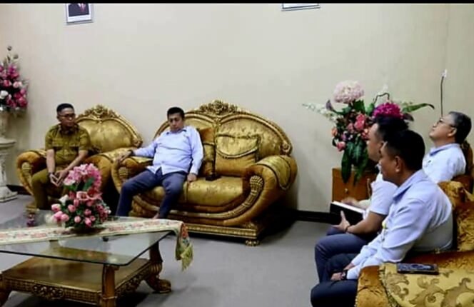 
Plt Sekwan Terima Kunjungan Kejati Sulut