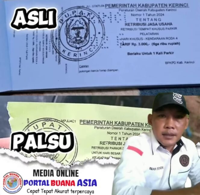 
Karcis Parkir Objek wisata,Telun Berasap Diduga di Palsukan, Aktivis minta pelaku di Tangkap Secepatnya.