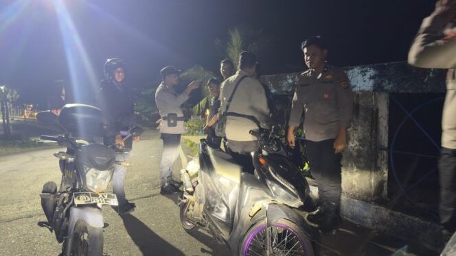 
Selama Sepekan, Polsek Siau Timur Jaring 25 Knalpot Racing dan Puluhan Pelanggar Lalu Lintas