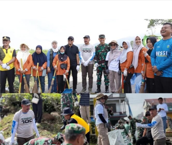 
Gerakan Indonesia ASRI di Kayu Aro Barat, Bupati Monadi Ajak Masyarakat Budayakan Lingkungan Bersih dan Sehat