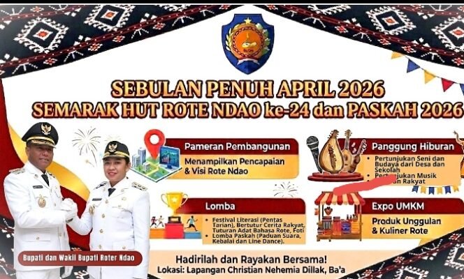 
Sebulan Penuh April 2026 – Semarak HUT Rote Ndao ke-24 dan Paskah 2026