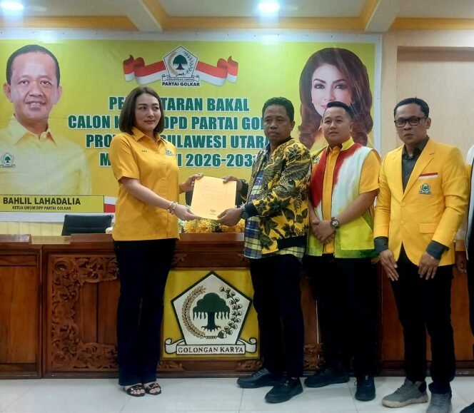 
MEP Mendaftar Calon Ketua DPD 1 Partai Golkar Sulut