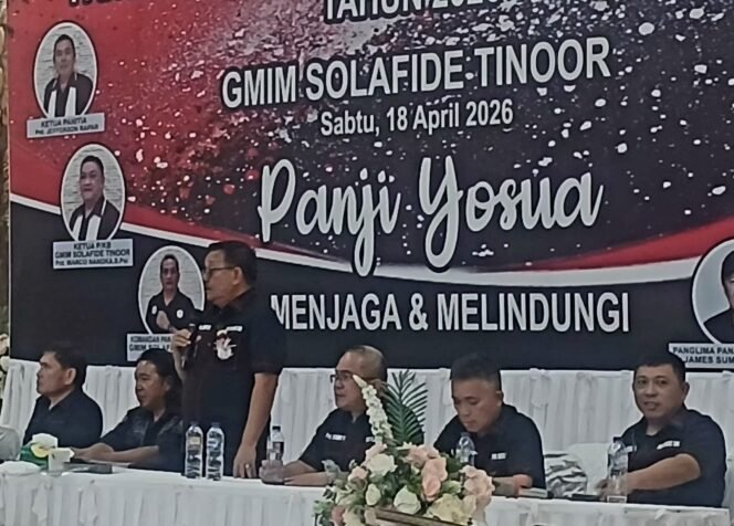 
Menuju Kemandirian, Panji Yosua Sinode Deklarasikan Penetapan, Ivan Pioh Sebagai Komandan Pasus Sinode GMIM