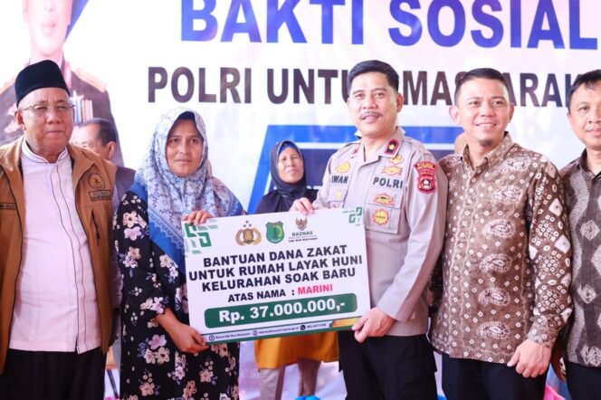 
Kolaborasi Pemkab Muba,Polda Sumsel dan Baznas Dukung Bedah Rumah Serentak