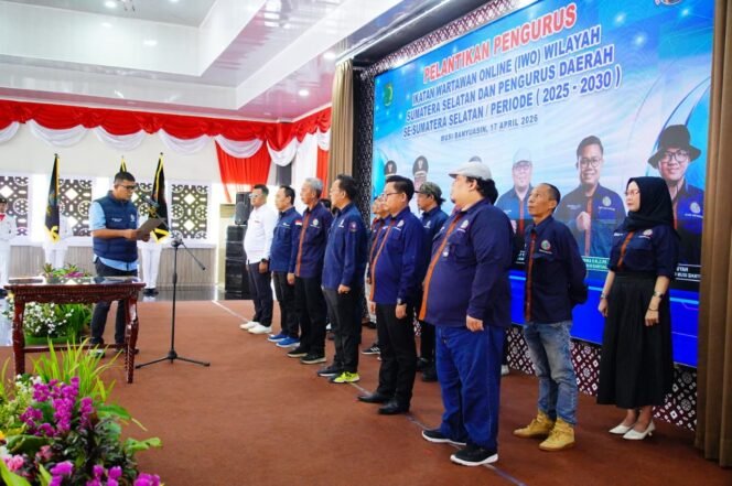 
Bupati Muba Hadiri Pelantikan IWO Sumsel,Kolaborasi pers dan Pemerintah Kian Terbuka