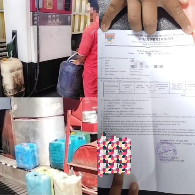 
Pengisian BBM SPBU Amurang Layani Pakai Surat Rekomendasi dari Dinas