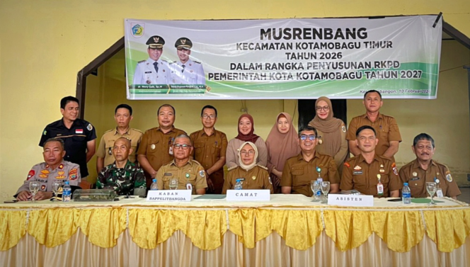 
Pemkot Kotamobagu Gelar Musrenbang Tingkat Kecamatan