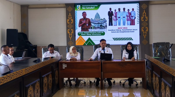 
Perkuat Antar Lini, Pemkot Rakor Bersama Camat dan Sangadi se-Kotamobagu