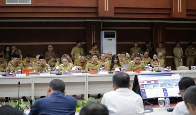 
Wawali Kota Kotamobagu Hadiri High Level Meeting TPID Provinsi Sulut