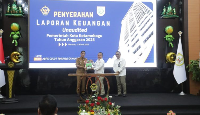 
Pemkot Kotamobagu Serahkan LKPD Unaudited Tahun 2025 ke BPK-RI Perwakilan Sulut