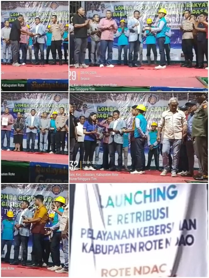 
Bupati Rote Ndao Resmi Launching E-Retribusi Pelayanan Kebersihan