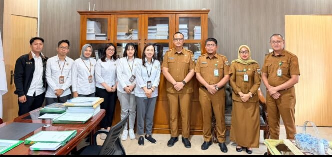 
Sekda Kotamobagu Sofyan Mokoginta Terima Kunjungan Tim Audit BPK RI