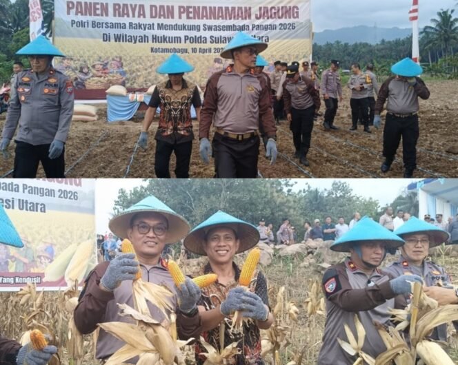 
Perkuat Swasembada Pangan, Irjen Pol Kalingga Rendra Hadiri Panen Jagung Raya di Kotamobagu