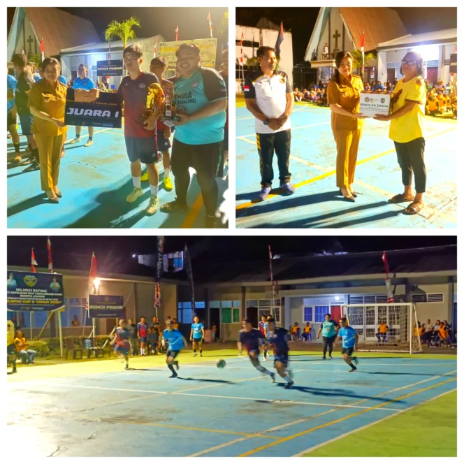 
Turnamen Futsal Kalapas Cup II 2026 Sukses Digelar, Kecamatan Siau Timur Raih Juara