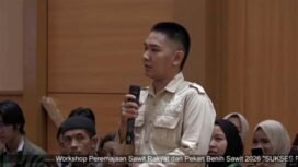 Ketua APMI Sumsel Saat Memberikan Tanggapan Perihal Beasiswa Yang Diselenggarakan Oleh BPDP (Dokumen Milik Media Sawit Indonesia)