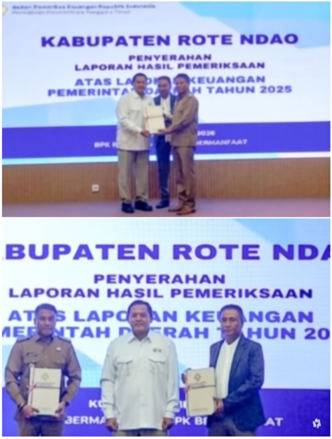 
Bupati Paulus Henuk Opini WTP Hasil Kerja Bersama Seluruh Unsur Pemerintah