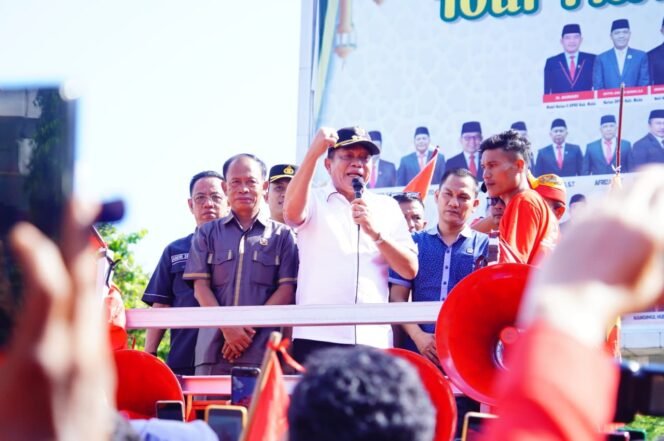 
Bupati Muba HM Toha Tohet Jamin Perlindungan Hak Pekerja dan Pastikan Kepatuhan Perusahaan:”Infestasi Sehat,Buruh Sejahtera”