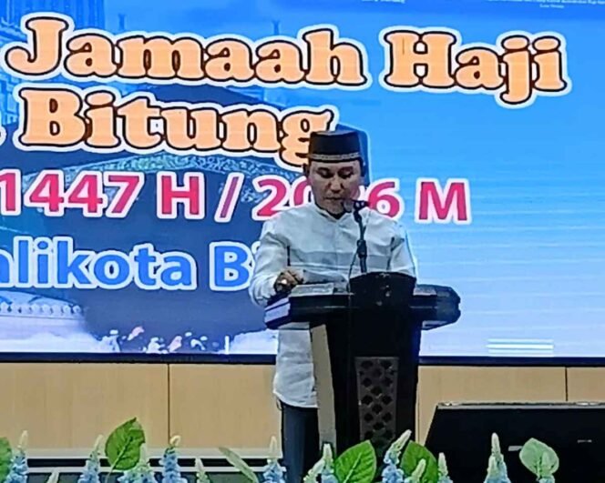 
Pemkot Bitung Lepas 46 Calon Jamaah Haji 1447 H