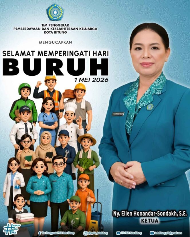 
PKK Bitung Apresiasi Peran Pekerja di Hari Buruh 2026