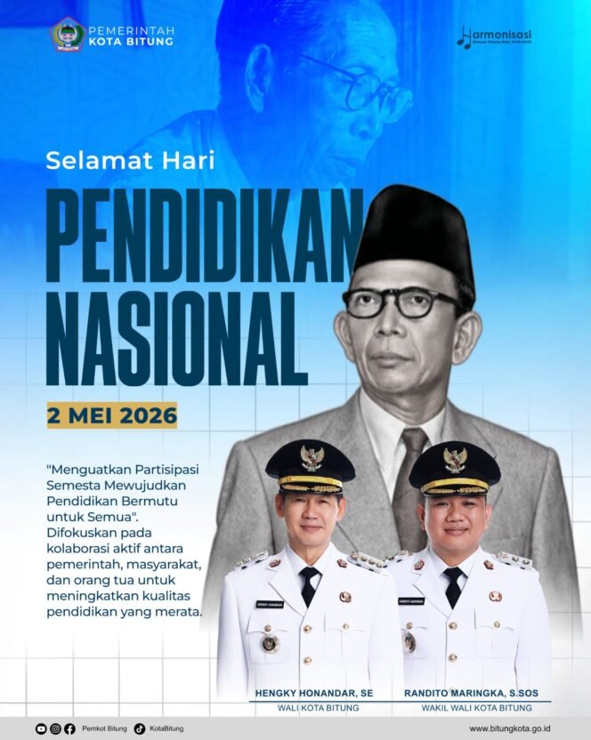 
Hardiknas 2026, Pemkot Bitung Perkuat Dukungan Pendidikan
