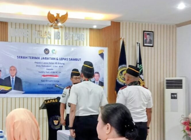 
Heddry Yadi Resmi Jabat Kalapas Bitung