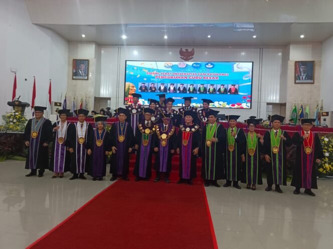 
Unsrat Manado Kembali Mengukuhkan Sepuluh Profesor Baru