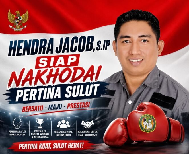 
Hendra Jacob Siap Nahkodai Pertina, Lahirkan Petinju Berprestasi Untuk Bumi Nyiur Melambai 