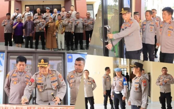 
Kapolres Golfried Hasiholan Resmikan Rumah Dinas dan Rusun Hunian Nyaman Bagi Personil