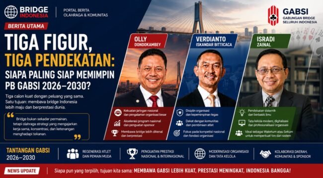 Profil Singkat 3 calon Ketua Umum PB GABSI.