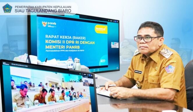 
Bahas PPPK dan Dampak UU HKPD, Plt. Bupati Sitaro Ikuti Raker Komisi II DPR RI