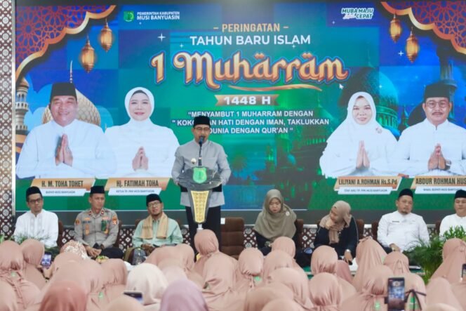 
Peringatan Tahun Baru Islam 1448 H,Wabup Muba Ajak ASN dan Masyarakat Berhijrah Menuju Pelayanan Lebih Baik