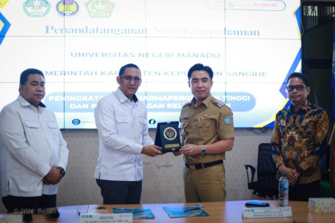 
Pemkab Sangihe Gandeng UNIMA, Perkuat SDM dan Dorong Pembangunan Daerah Perbatasan
