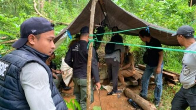 
Kasat Reskrim Ahmad Waafi Tangkap Dua Penambang Ilegal di Lokasi Cagar Alam Mengkang
