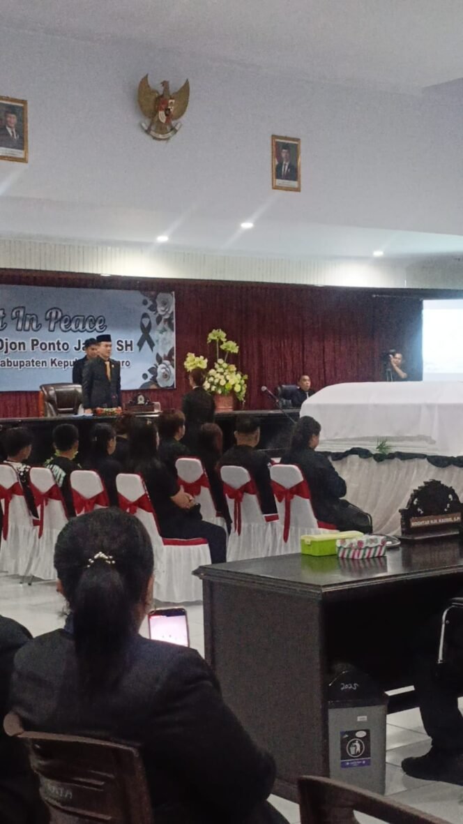 
DPRD Sitaro Gelar Rapat Paripurna Persemayaman Almarhum Djon Ponto Janis